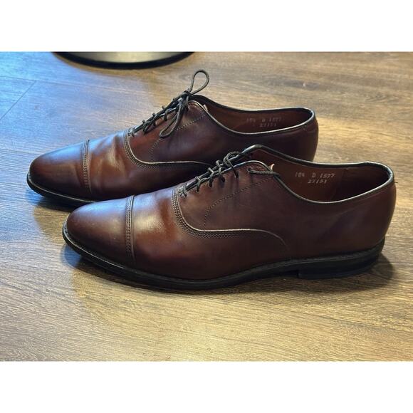 Allen Edmonds Burgundy Oxblood Mens Dress Shoes Boardroom US 10.5 Inch Oxfords main image 11